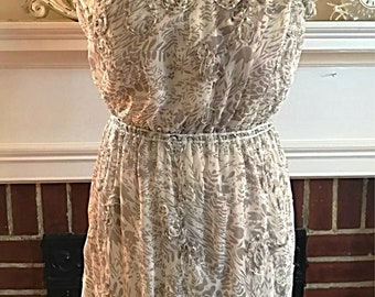 Grey and Cream Sundress