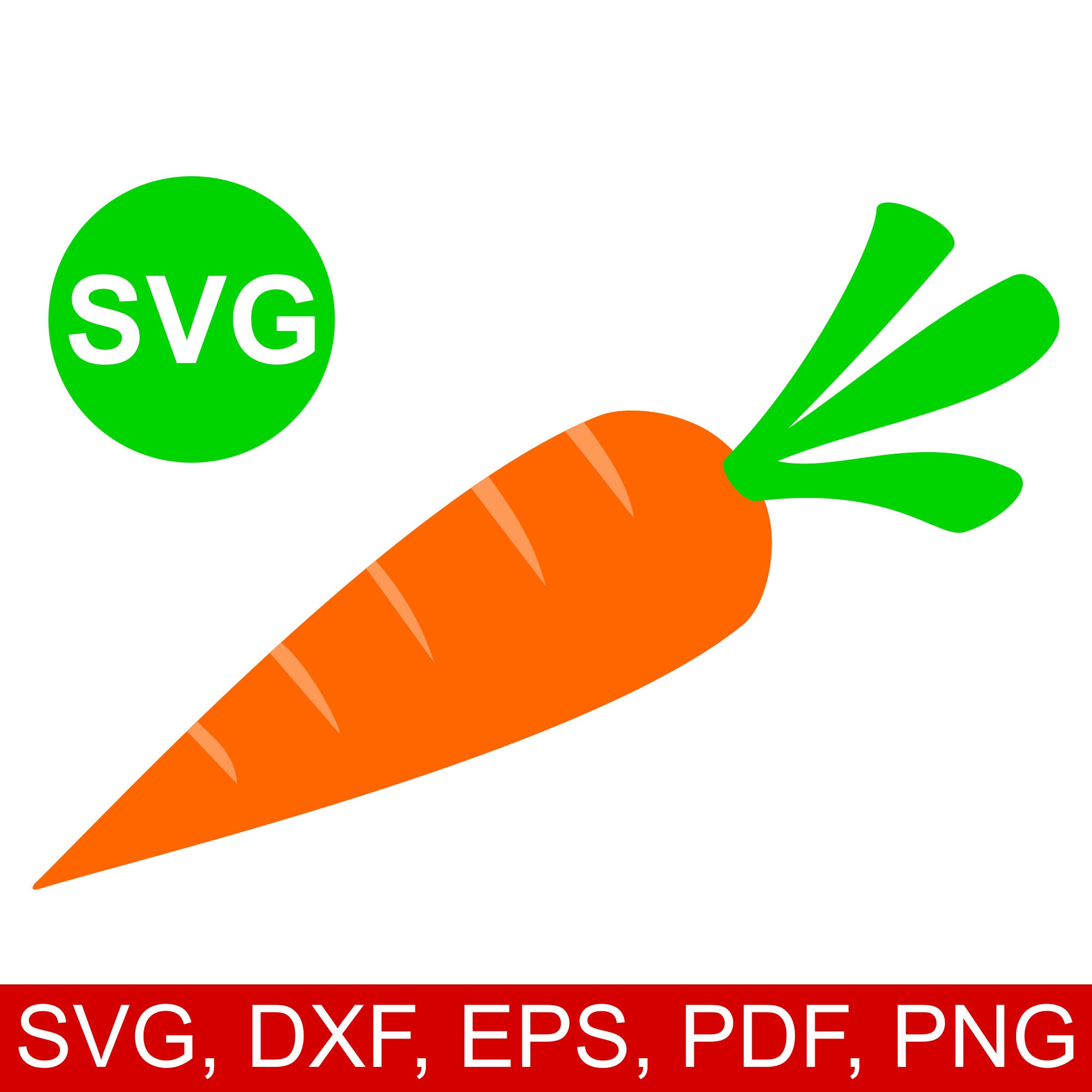 Download Carrot SVG File for Cricut & Silhouette and Carrot printable Clipart