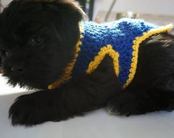 CROCHET PATTERN - X Small Doggie Sweater