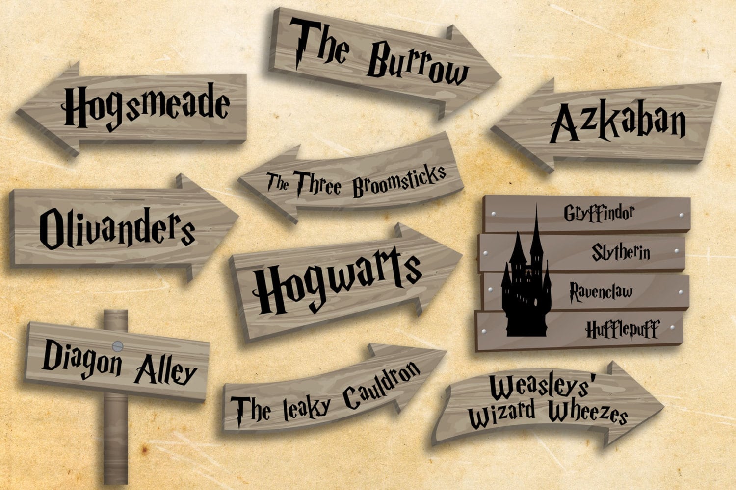 Harry Potter party printables Harry Potter party decorations