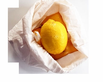 3 x ORGANIC COTTON produce bags
