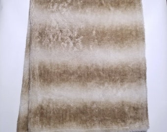 Very Soft & Clean Light Brown WoolRich Home Rug