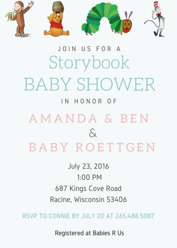 Storybook Baby Shower Invitation