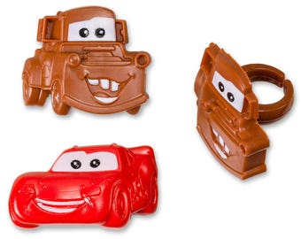 Cars Cupcake Toppers 2 Lightning McQueen Mater Birthday