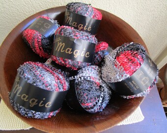 Karabella New Magic Yarn, 9 balls available, Color 4. Lot 787, Made In Italy