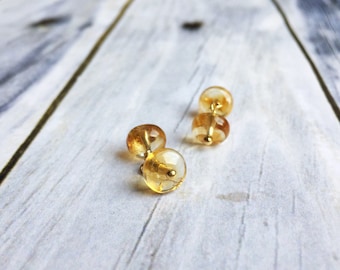 Genuine Citrine cufflinks, solar plexus stone, November birthday gift, unique fathers day gift, unisex cufflinks, golden yellow sunshine