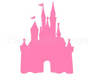 Princess castle SVG instant download design for cricut or silhouette