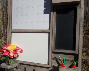 All In One Command Center/Kitchen organizer/ Magnetic Calendar/ Message Center /Office Decor /Magazine Holder/Family Message Board