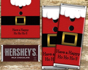 Christmas Candy Bar Wrapper Template Printable Holiday