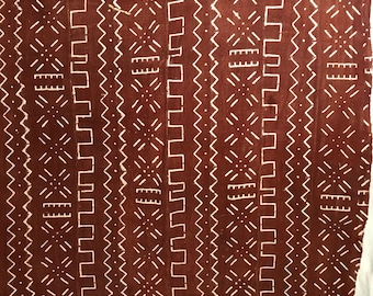 Rusty /red mudcloth