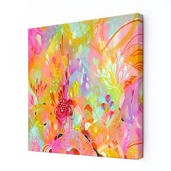 Canvas Print Large print on Canvas Bright Colors Abstract