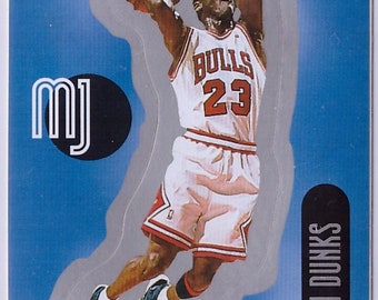 1998 MICHAEL JORDAN Upper Deck Basketball INSERT Sticker 29