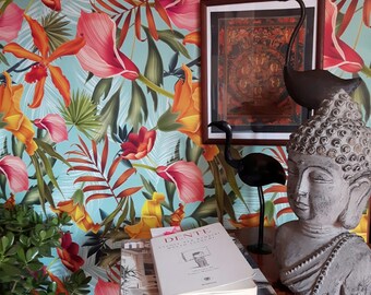 Balinese Wallpapers, Tropical Jungle Wallpaper, Flower Wallpaper