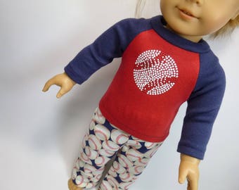 American Girl Doll Logan Pajamas