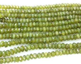 5 strands Vessonite Gemstone Faceted Rondelle Beads AAA High Quality Size 7-9MM 8'' 100% Natural Wholesale Price