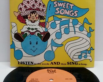 Book and Record Set- Strawberry Shortcake