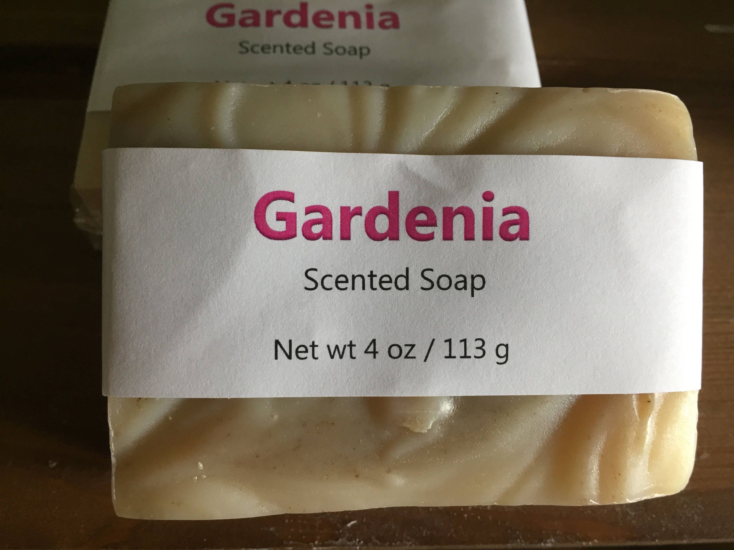 Gardenia Scented Cold Process Soap with Shea Butter