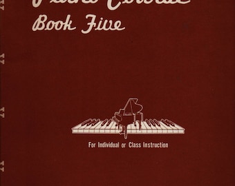 Eckstein Piano Course Book Five + 1951 + Vintage Music Book