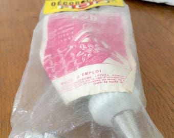 Vintage icing rod, Decoracreme syringe, vintage kitchen, gift pastry chef, French 60's mint green Decoracreme syringe, cup cake decoration