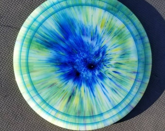 Custom dyed Disc golf disc