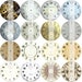 32, 6.5" round, Clock/Watch Blanks, scrapbook, craft, clipart designs - INSTANT DOWNLOAD - 8.5x11" pdf
