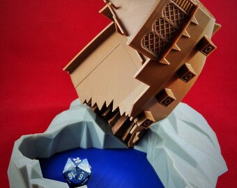 Dice Tower, DND, Dungeons And Dragons, Dice Roller, Dice Tray, DND Gift, MTG, DnD Dice Box, Dice Holder, Dungeon Master, D20