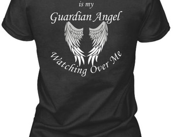 Angel Wings T Shirts, Angel Wings, Memorial Shirts, Guardian Angel, Guardian Angel Dad, Guardian Angel Shirt, Angel Wing Tee