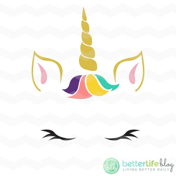 Download Unicorn SVG Unicorn Face SVG Cut Silhouette Cameo Unicorn