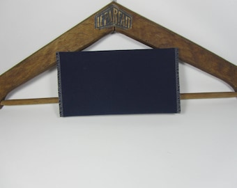 Checkbook Navy recycled, upcycling