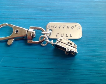 Shitters Full Keychain, RV, Camper, keyring, Trailer, Christmas Vacation, Cousin Eddie, National Lampoon