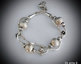 Karen Hill Tribe Silver Bracelet
