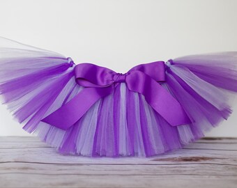 Purple & Lavender tutu 'Sarah' Newborn tutu purple baby tutu photo prop birthday tutu 3 months 6 months 9 months 12 months 18 months lilac