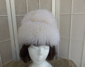 Vintage 1960's Genuine Tuscan Lamb Skin Fur Made in Italy Winter Hat