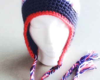 Hat earflap crochet perfect for winter