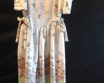 Girls side tie dress