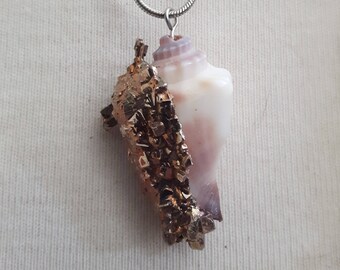 Bismuth Dipped Shell Necklace