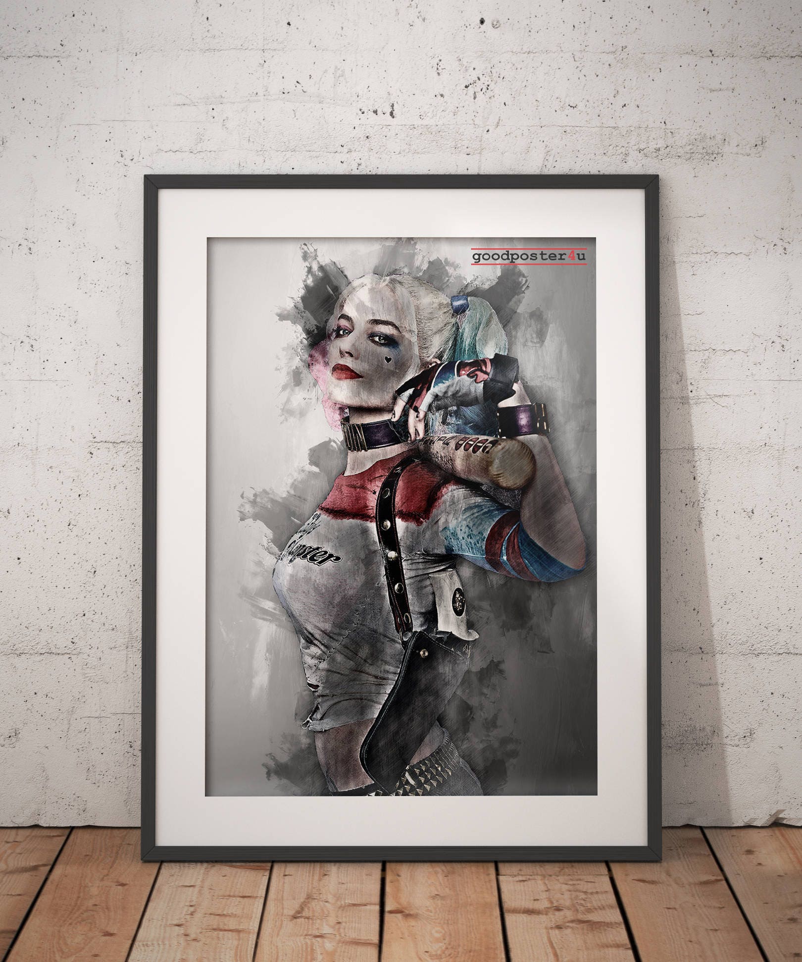 Harley Quinn poster Harley Quinn print Suicide Squad Wall