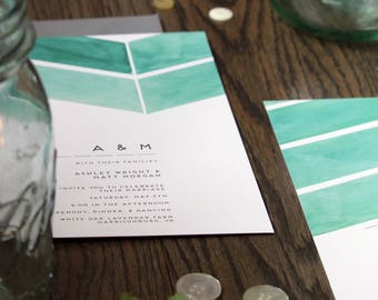 Mint | Wedding Invitation