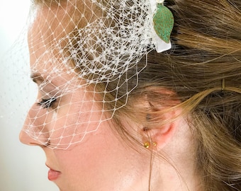 One-of-a-Kind Bird Cage Veil