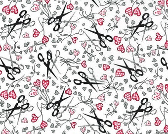 Fabric, Sewing Fabric, Sewing theme fabric,Quilting Fabric,Cotton Fabric, Fat Quarter,Sewing Circle, Michael Miller