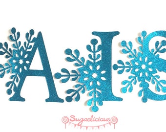 frozen glitter snowflake tags 5 5cm favour tags frozen