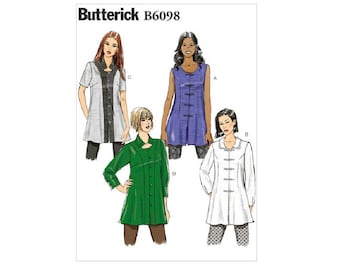 Butterick 6098 - Button-Down Tunics
