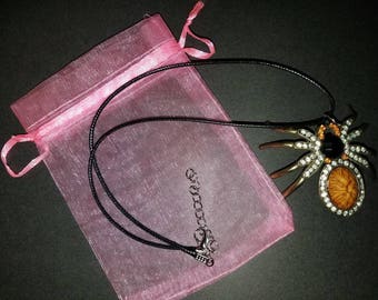 Spider Pendant Necklace