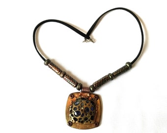 Polymer Clay Designer Pendant