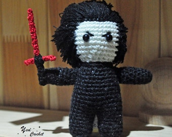 Kylo Ren amigurumi Kylo Ren crochet Kylo Ren star wars amigurumi The Force Awakens Ben Solo The last jedi