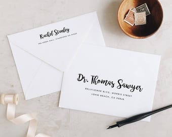 wedding invitation envelope designs