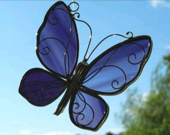 Stained Glass Butterfly Sun Catcher