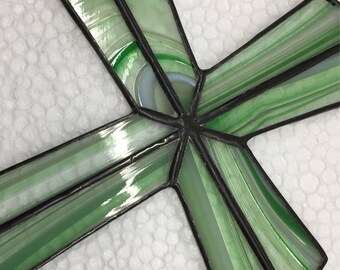 Emerald Green Baroque Cross