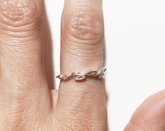 United States Air Force script ring