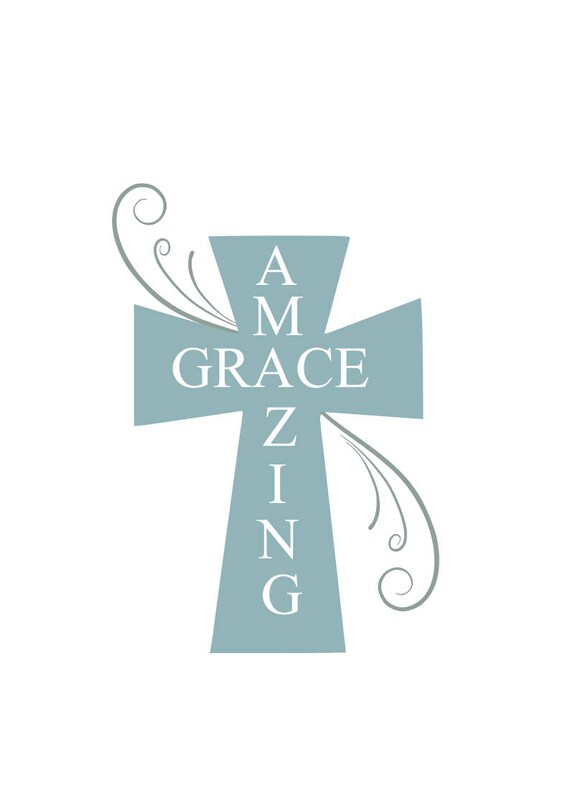 Download Amazing Grace svg cross svg svg file png file dxf file